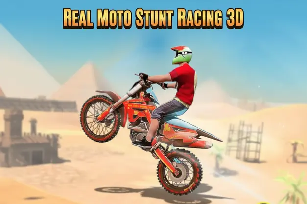 Real Moto Stunt Racing 3D Game